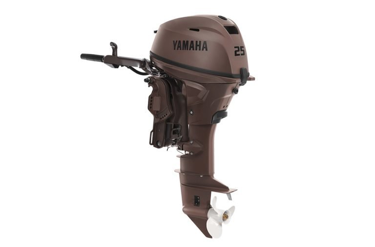 Yamaha-25hp-Outboard-F25SWHC3-Matte-Brown-768x507 Yamaha 25hp Outboard | F25SWHC3 | Matte Brown - Image 1