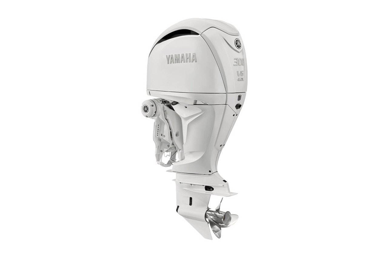 Yamaha-300hp-White-DEC-Outboard-LF300ESB2 Yamaha 300hp White DEC Outboard LF300ESB2 - Image 1