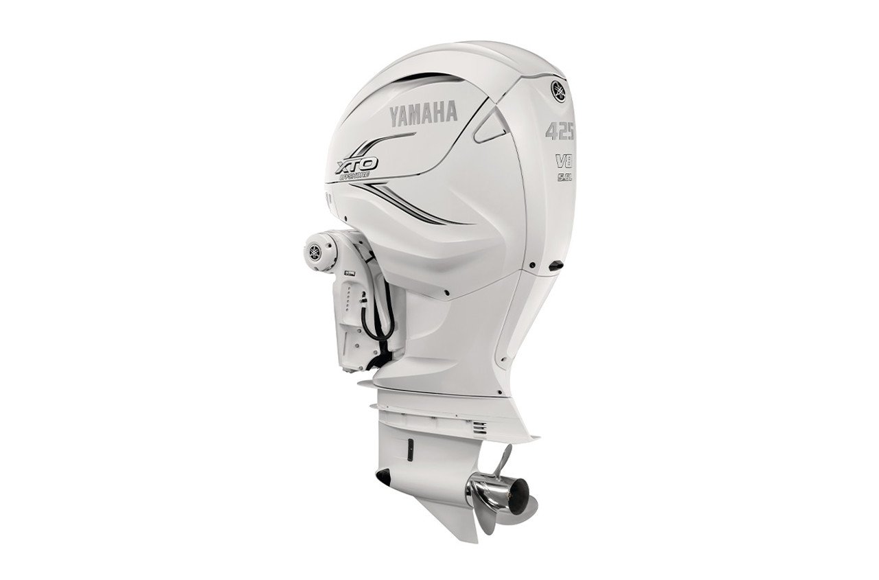 Yamaha-425hp-White-XTO-Offshore-Outboard-LXF425XSB2 Yamaha 425hp White XTO Offshore Outboard - Image 1
